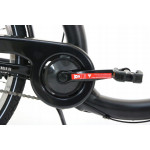 Mestský bicykel 28" Lavida Mahbike s nízkym nástupom hliníkový rám: 18" Čierny